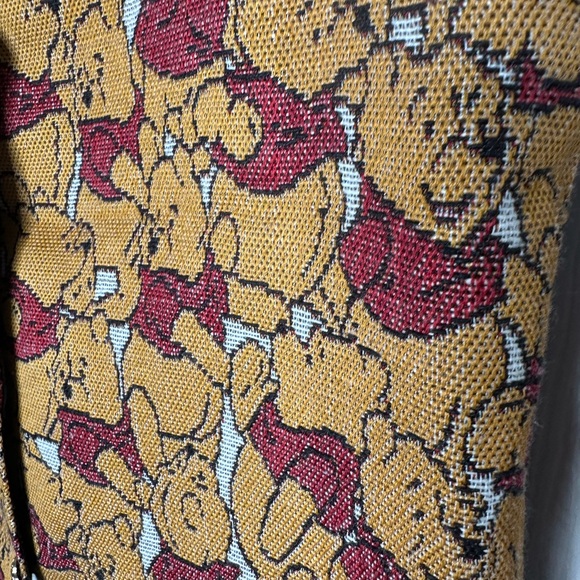 Vintage Winnie The Pooh Tapestry Vest Girls Size 10-12 - Picture 4 of 6
